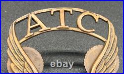 RARE Vintage WW2 US Civilian Air Transport Command Badge Pin Military