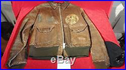 Rare Ww2 Army Air Force Bomber Jacket-713th Bombardment Squadron-named-patch