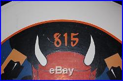 RARE original WWII 483rd Bombardment Group 815 AIR FORCE hand painted sign