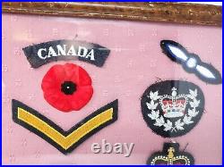 RCAF Canada Air Force Patches Buttons Ribbon Bar Display Collection Canadian