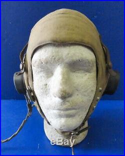 ROYAL AIR FORCE 1ST PATTERN TROPICAL D HELMET WithRECEIVERS