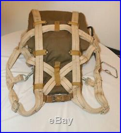 Rare 1943 complete military World War 2 US Air Force parachute by Reliance MFG