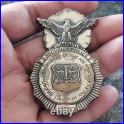 Rare 1950's U. S. Air Force AIR POLICE Security/Special Forces Badge