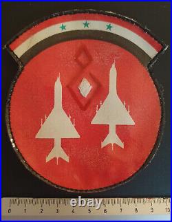 Rare 1980 IRAQI AIR FORCE patch MIG-21 FISHBED Saddam era