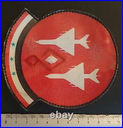 Rare 1980 IRAQI AIR FORCE patch MIG-21 FISHBED Saddam era