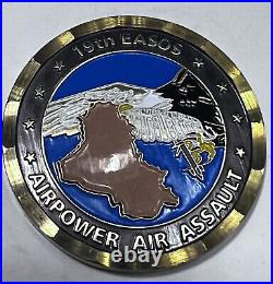 Rare 19th Expeditionary Air Support Sq 101st Airborne Air Force Challenge Coin