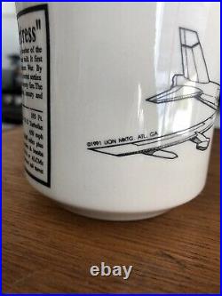 Rare B-52 Stratofortress Coffee Mug Cup U. S. Air Force 1991 Vintage Military