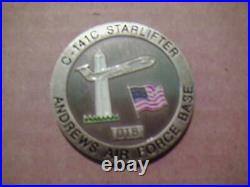 Rare. C 141c Starlifter Andrews Air Force Base #18 Challenge Coin
