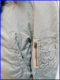 Rare Genuine Vintage 1969 USAF N3B Cold Weather Parka Jacket Size Small #207
