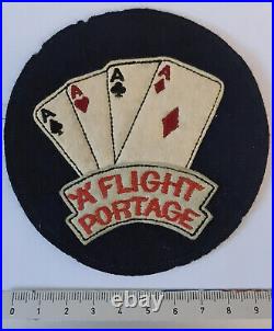 Rare NATO A FLIGHT PORTAGE 1960s cource patch F-86 Sabre/F-104 Starfighter era