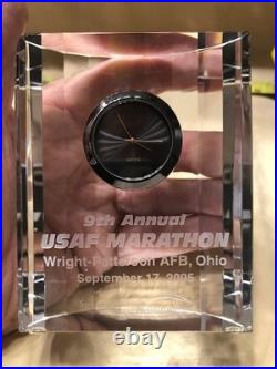 Rare Primex 9th Annual USAF Marathon Clock, Wright-Patterson AFB, Sept. 17, 2005