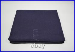 Rare Pure Wool Blanket Blanket US AIR FORCE USAF Vintage Blue BLANKET 1.75X2.20