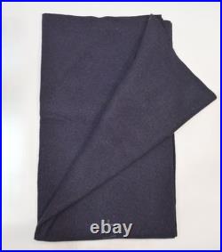 Rare Pure Wool Blanket Blanket US AIR FORCE USAF Vintage Blue BLANKET 1.75X2.20