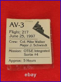 Rare USAF Northrop Grumman B-2 Spirit Test Team Serialized Challenge Coin AV-3