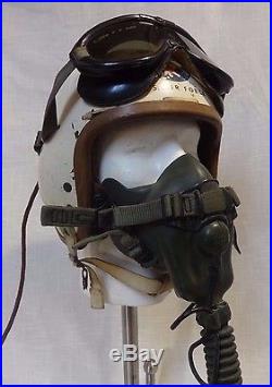 Rare USAF P-1/A Flight Helmet, Goggles & Mask