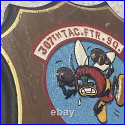 Rare USAF Plaque 307th Tactical Fighter Squadron Stingers Bito's Plaque Vietnam