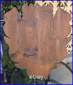 Rare USAF United States Air Force Coat Of Arms Wooden Wall Plaque Army