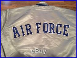 Rare Vintage Air Force Falcons Starter Satin Jacket Size XL USA Made