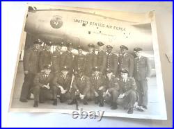 Rare Vintage Photo United States Air Force Amarillo Texas Pilots Signed