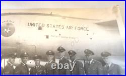 Rare Vintage Photo United States Air Force Amarillo Texas Pilots Signed