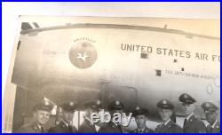 Rare Vintage Photo United States Air Force Amarillo Texas Pilots Signed