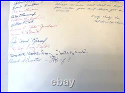 Rare Vintage Photo United States Air Force Amarillo Texas Pilots Signed