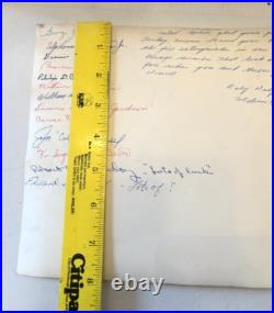 Rare Vintage Photo United States Air Force Amarillo Texas Pilots Signed