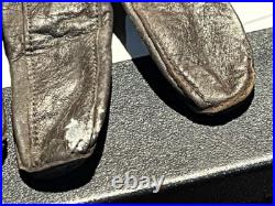 Rare Vintage Us Air Force Flying Leather Gloves Summer Type B-3a Pilot