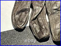 Rare Vintage Us Air Force Flying Leather Gloves Summer Type B-3a Pilot
