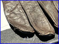 Rare Vintage Us Air Force Flying Leather Gloves Summer Type B-3a Pilot
