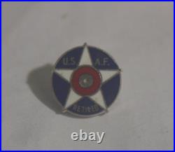 Rare WW2 U. S A. F Retired Air Force Enamel Pin