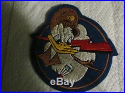 Rare Ww2 Us 13th Air Force Donald Duck Squadron Patch 66 Troop Carr