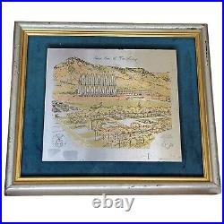 Reed & Barton US Air Force Academy Cadet Area Damascene Etching Limited Edition