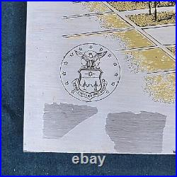 Reed & Barton US Air Force Academy Cadet Area Damascene Etching Limited Edition