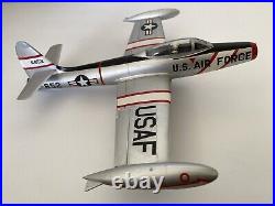 Republic F-84 Jet Fighter built model USAF United States Air Force