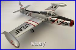 Republic F-84 Jet Fighter built model USAF United States Air Force Republic F-84 Jet Fighter built model USAF United States Air Force