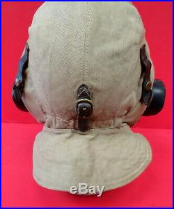 Royal Air Force 1st Pattern Tropical D Flying Helmet Size 3