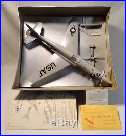 SCARCE! 1950`S COMET USAF STARFIGHTER GAS POWERED JET PLANE NEVER OUT OF BOX