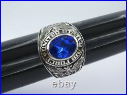 SILVER 925, AIR FORCE RING, UNITED STATES RING, USAF RING, US size 8.5