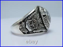 SILVER 925, RING, AIR FORCE RING, UNITED STATES RING, USAF RING, US size 8