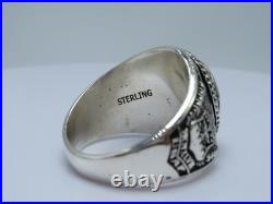 SILVER 925, RING, AIR FORCE RING, UNITED STATES RING, USAF RING, US size 8