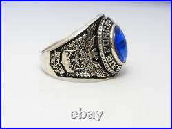 SILVER 925, RING, AIR FORCE RING, UNITED STATES, USAF, US size 8.5
