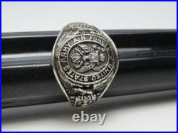 SILVER 925, RING, AIR FORCE RING, USAF RING, UNITED STATES, US size 13.5