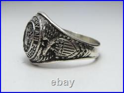 SILVER 925, RING, AIR FORCE RING, USAF RING, UNITED STATES, US size 13.5