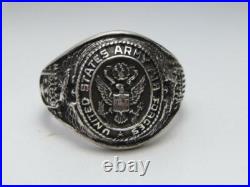 SILVER 925, RING, AIR FORCE RING, USAF RING, UNITED STATES, US size 13.5