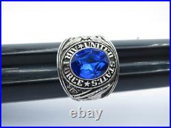 SILVER 925, RING, UNITED STATES, AIR FORCE RING, USAF, US size 13.5