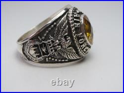 SILVER 925, RING, UNITED STATES, AIR FORCE, USAF, Men Ring, US size 10