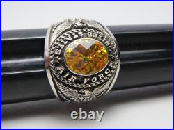 SILVER 925, RING, UNITED STATES, AIR FORCE, USAF, Men Ring, US size 10