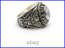 SILVER 925, RING, UNITED STATES, AIR FORCE, USAF, US size 10