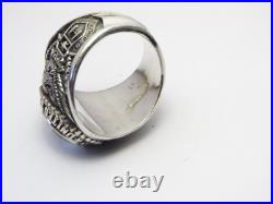 SILVER 925, RING, UNITED STATES, AIR FORCE, USAF, US size 10